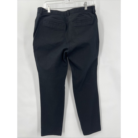 Vintage Chico's Women Stretch So Slimming Ankle Leg Black Size 1 EUC - Picture 2 of 8